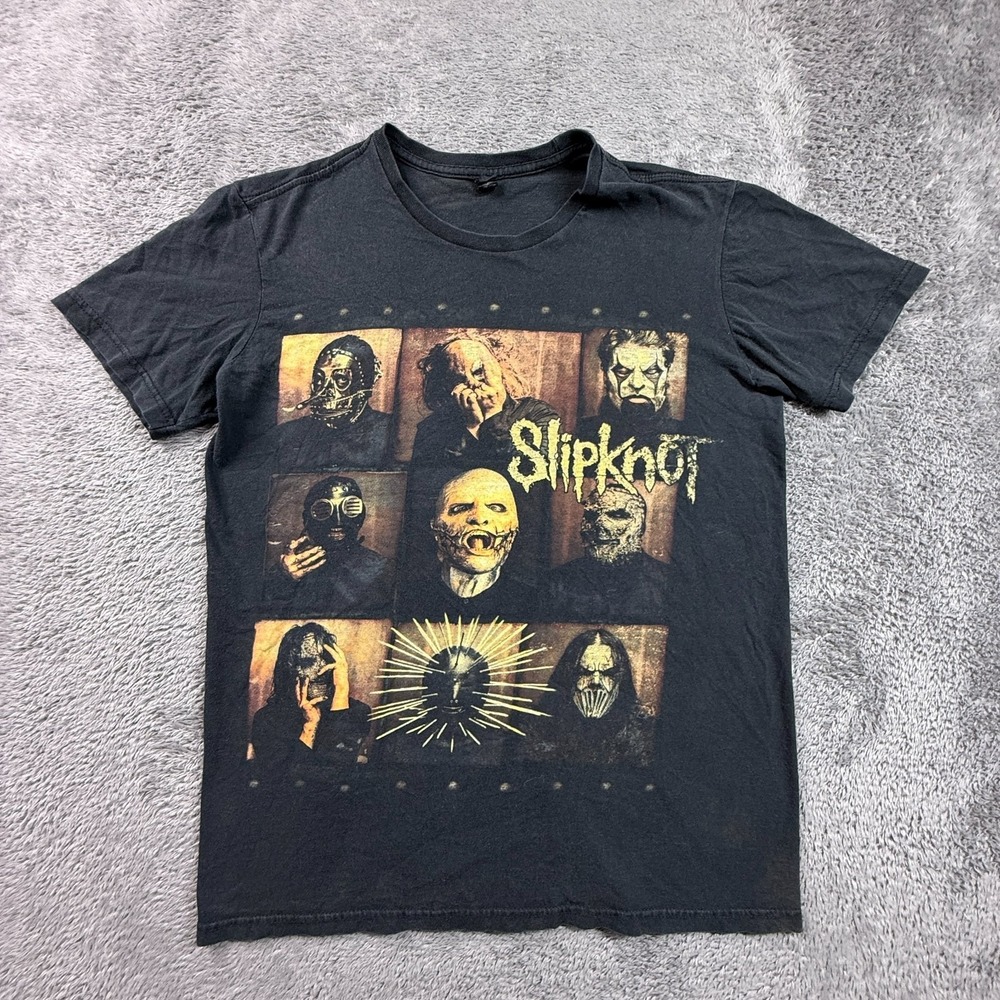Slipknot Mens S Gray Double Sided Graphic Band Tee Metal Shirt The Gray Chapter